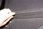 Bed Bugs in Luggage Seam