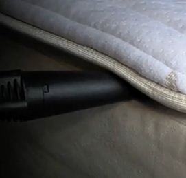 Steamer on a  mattress